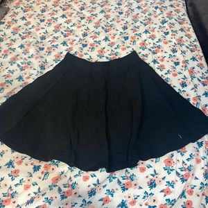 Black skater skirt